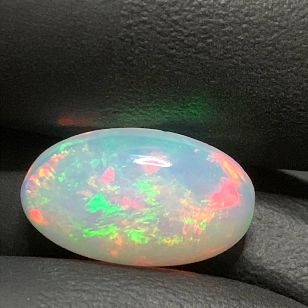 STUNNING 3.55CT BROADFLASH ROLLING! RARE TOP QUALITY NATURAL ETHIOPIAN WELO OPAL - Picture 5 of 6